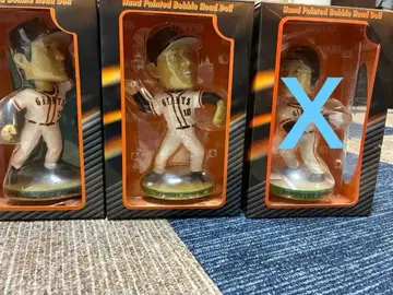 요미우리 자이언츠 보블헤드 인형 2체 세트