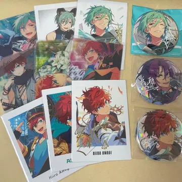 앙스타 캔뱃지 9주년 히이로 타츠미 마요이 파샤츠 ALKALOID