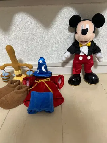 미키마우스 포지 플러시 옷 갈아입기 의상 세트