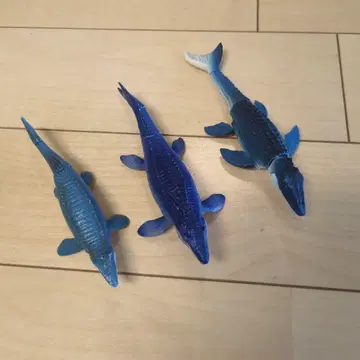 아니아 모사사우루스 공룡 3체 세트