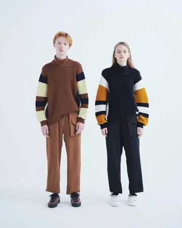 CULLNI 터틀넥 스웨터 (블랙/머스타드/아이보리)