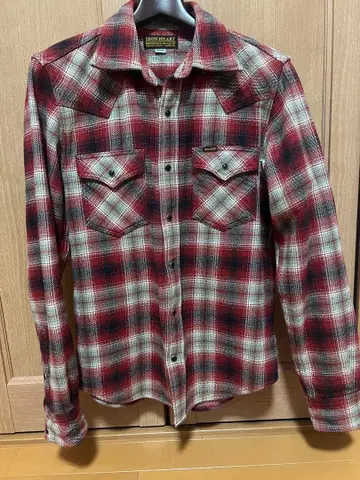 새상품급 아이언 하트 울트라 헤비 플란넬 웨스턴 셔츠