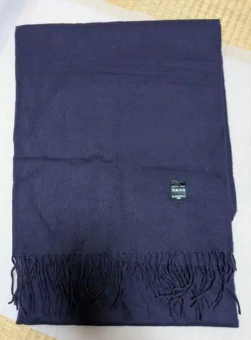 머플러 보라색 캐시미어 100%