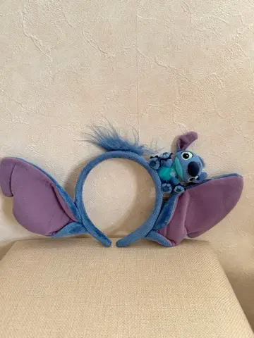 스티치 귀 달린 머리띠 봉제 인형 포함 레어 단종품