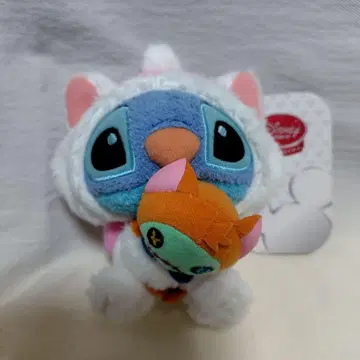 디즈니 스티치 마리 코스튬 봉제 인형 키체인