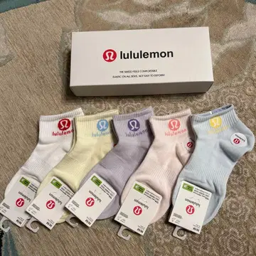새상품 lululemon 여성 양말 5족 세트