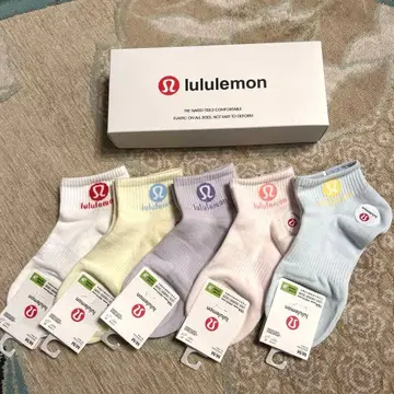 새상품 lululemon 여성 양말 5족 세트
