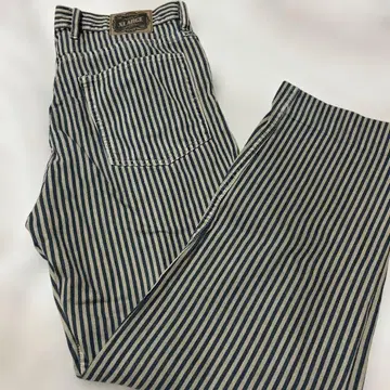XLARGE 스트라이프 워크 팬츠 네이비/베이지