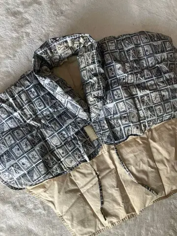 다운 크롭 베스트 반텐 이불 베스트 프리 사이즈