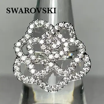 SWAROVSKI 스와로브스키 볼륨감 있는 플라워 모티브 반지