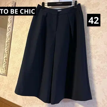 새상품급 사이즈 42 투 비 시크 와이드 팬츠 가우초 팬츠 큐롯