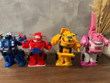 변형 로봇 4체 세트 슈퍼윙스