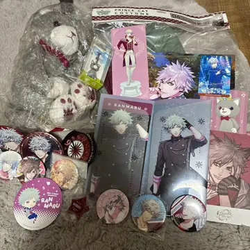 우타노 프린스사마 쿠로사키 란마루 그라나타 캔뱃지 봉제 인형 세트