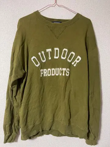 OUTDOOR PRODUCTS 올리브 그린 트레이닝복