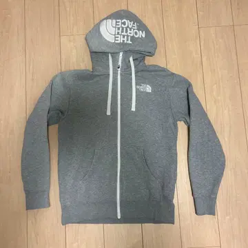 THE NORTH FACE 그레이 풀 집업 후드티 M