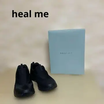 [ 택 포함 새상품 ] heal me 경량 슬립온 블랙 25cm