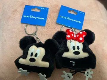 디즈니 미키마우스 미니 마우스 팬캡 타입 키링