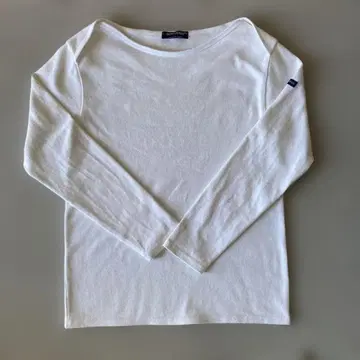 SAINT JAMES 화이트 긴팔 T셔츠