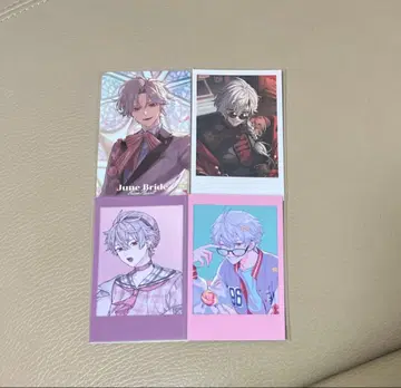 니지산지 쿠츠하 폴라로이드풍 카드 준브라 생일 뉴트로