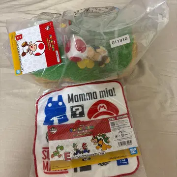 마리오 제일복권 B상 키노피오 티슈 케이스 미개봉 새상품