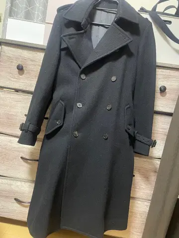 JOHN LAWRENCE SULLIVAN 블랙 트렌치코트