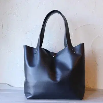 가죽 토트백 숄더 경량 구김 굵은 핸들 가죽 핸드메이드 9248