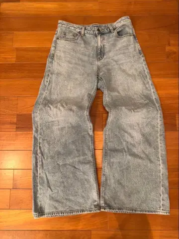 GO JEANS 라이트 블루 스트레이트 데님