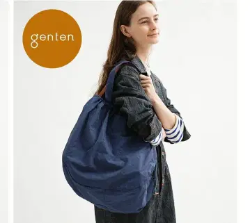[ 신상 ] genten 겐텐 피오 백 레인커버 에코백 [ 미사용 ]