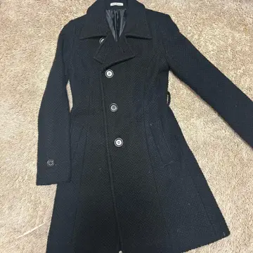 Pinky&Dianne 블랙 롱 코트 38