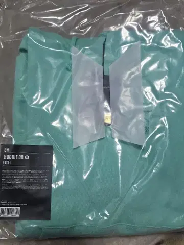 BTS HOODIE 08 M 민트 그린 후디 ON