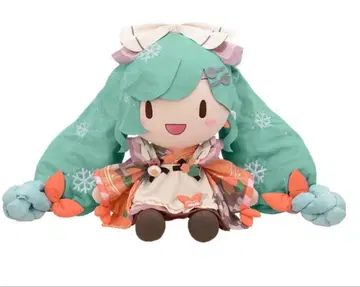 유키 미쿠 2024 후와푸치 도데카 점보 복슬복슬 봉제 인형