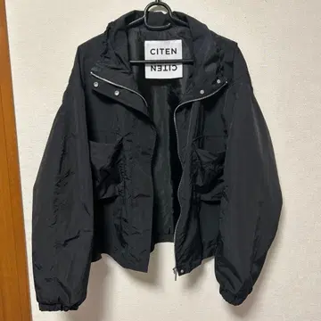 CITEN 블랙 점퍼 블루종