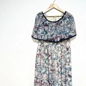 마구 MAGGU 꽃무늬 오프숄더 맥시 원피스 M