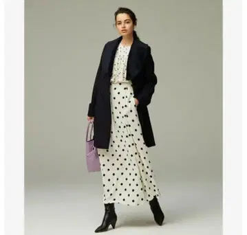 [ 새상품급 ] TOMORROWLAND 도트 무늬 와이드 팬츠