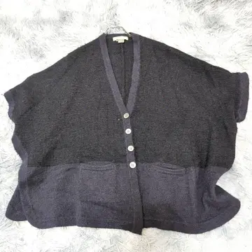 [ 알파카 혼방 ] 마이클코어스 니트 판초 가디건 울 겉옷 M