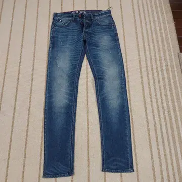 GAS WARRIS STRAIGHT 다크 블루 데님