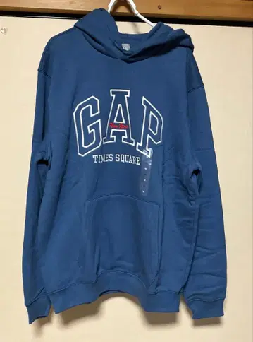 (미사용 새상품 택 포함) GAP TIMES SQUARE 후드티 M 블루