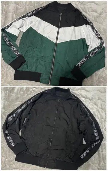 리버서블 자켓 그린/블랙 (LL)
