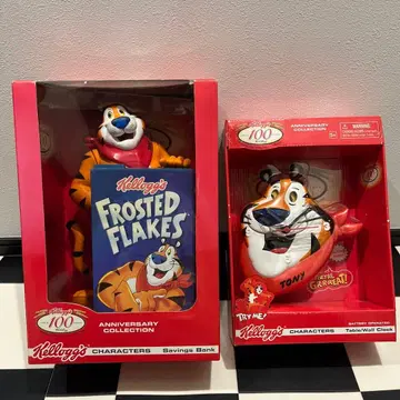 켈로그 Kellogg 토니 더 타이거 저금통 시계 세트