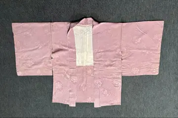 순수 실크 겉옷 미사용 교육용 실 포함 백화점 맞춤 고급 탁한 벚꽃색