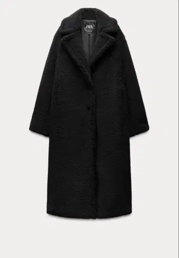 ZARA 롱 보아 코트 아우터 여성용 M 사이즈