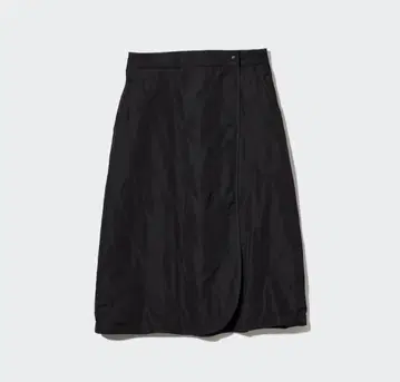 유니클로 방풍 웜 이지 스커트 M 블랙