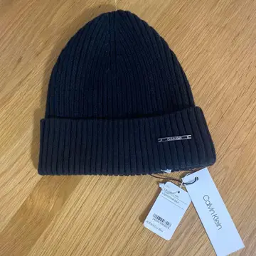 Calvin Klein 리브 니트 비니