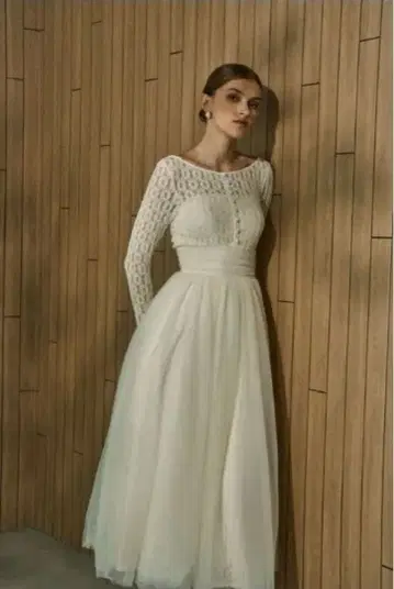 ERADIE 레이스 튤 원피스