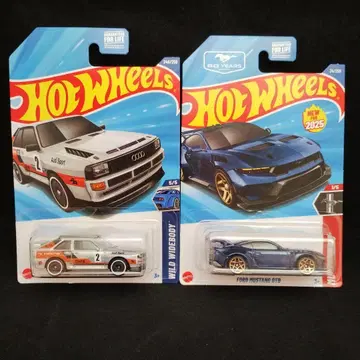 핫휠 US판 트레저헌트 아우디 쿠아트로 머스탱 GTD 총 2대