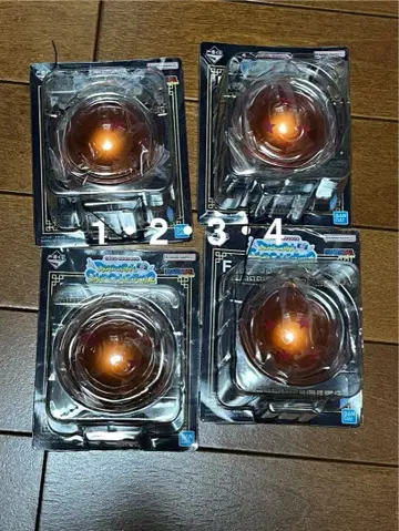 제일복권 드래곤볼 F상 드래곤볼 스트랩 4개 세트