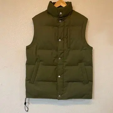 SOPHNET 소프 다운 베스트 S 카키 스트라이프 자켓 FCRB