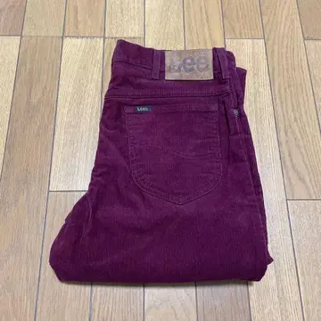 Lee 리 버건디 코듀로이 팬츠 USA제