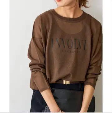 Spick and Span 시어 로고 니트 스픽 앤 스팬