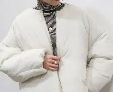 충전솜 노카라 코트 발수 가공 L 사이즈